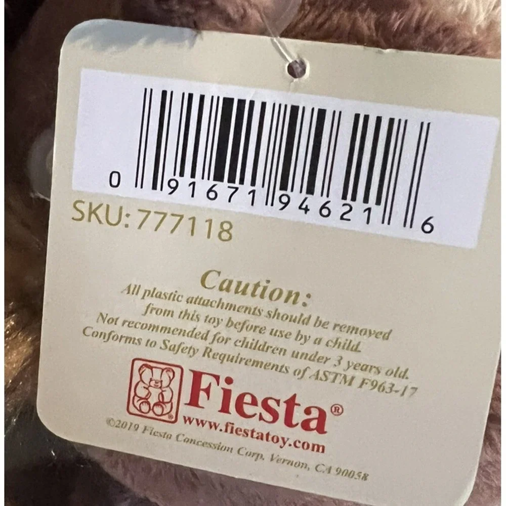 Sammy The Squirrel Plush Stuffed Animal Great Wolf Lodge Brown Fiesta New
